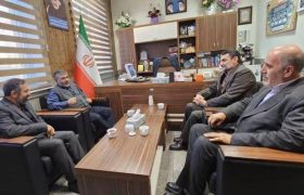 دیدار مشاور اقتصادی صندوق مشترک استانها سازمان نظام مهندسی کشاورزی و منابع طبیعی با مسئولان استان آذربایجان شرقی