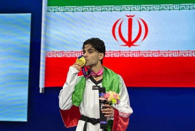ابوالفضل زندی، قهرمان تکواندو ایران، مدال طلای جهانی ۲۰۲۵ را کسب کرد!