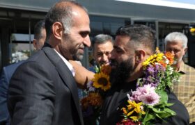 انقلابی پرورش اندام ایران!رئیس فدراسیونی که خودش قهرمان است، به استقبال “گرگ ایرانی” رفت