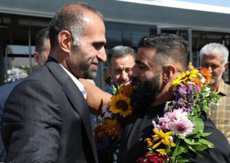 انقلابی پرورش اندام ایران!رئیس فدراسیونی که خودش قهرمان است، به استقبال “گرگ ایرانی” رفت